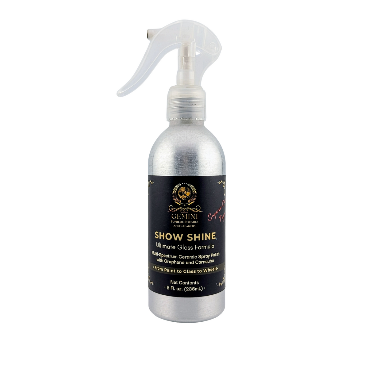 Show Shine supreme ceramic vehicle polish - 8oz. – Gemini Chemical